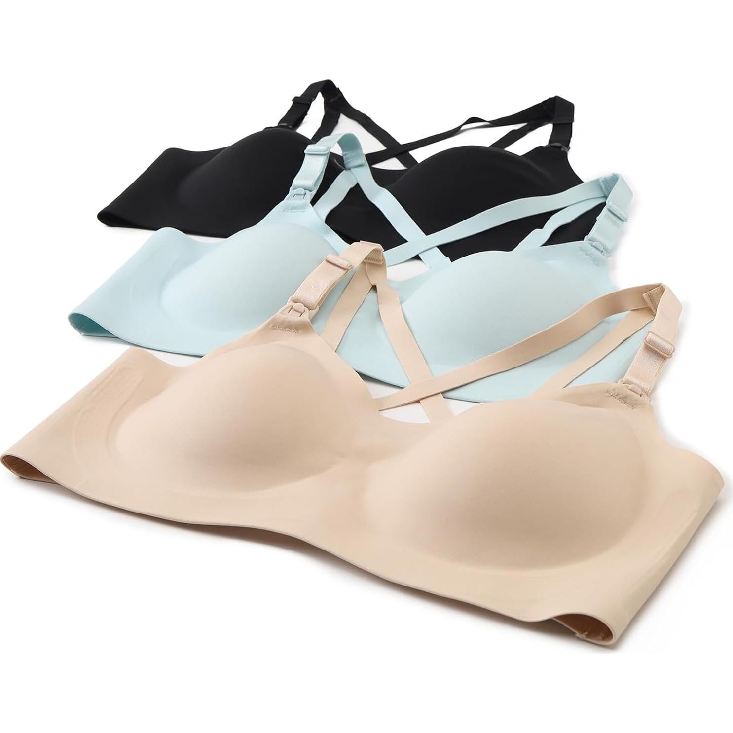 Sujetador Deportivo de Lactancia Mediano Com B - 3 Paquetes