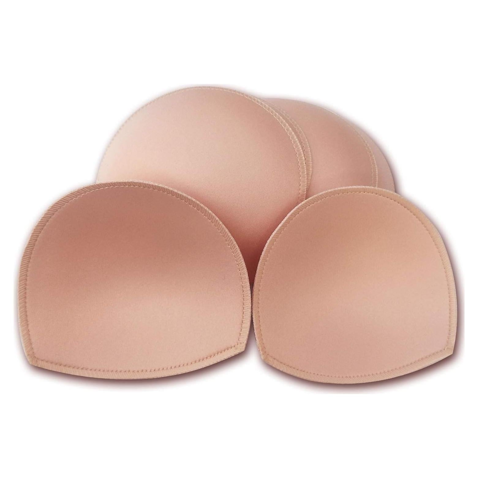 WMugthome Almohadillas de Sujetador 3 Pares para Mujer CUP B Beige