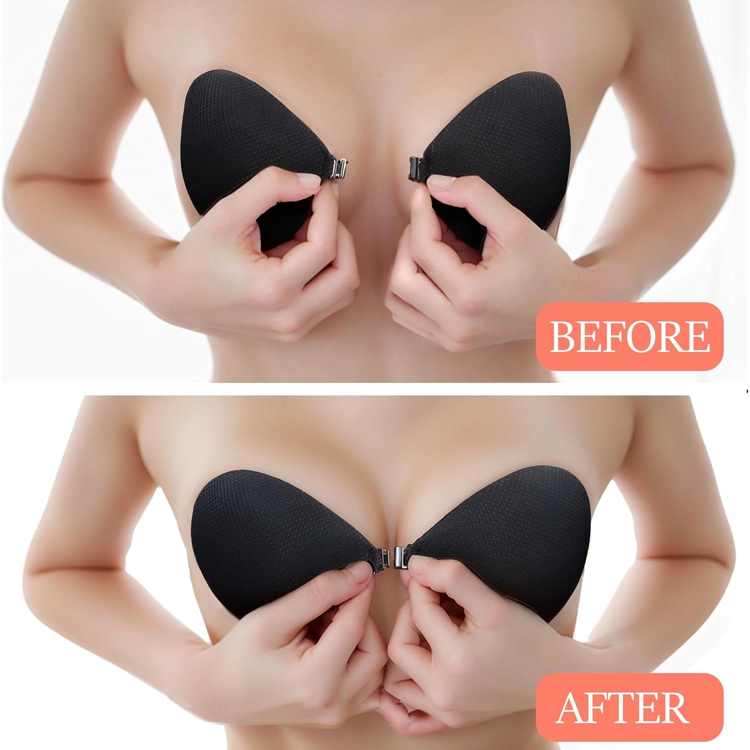 Sostén Adhesivo Push Up BALIWELL Sin Tirantes Talla C