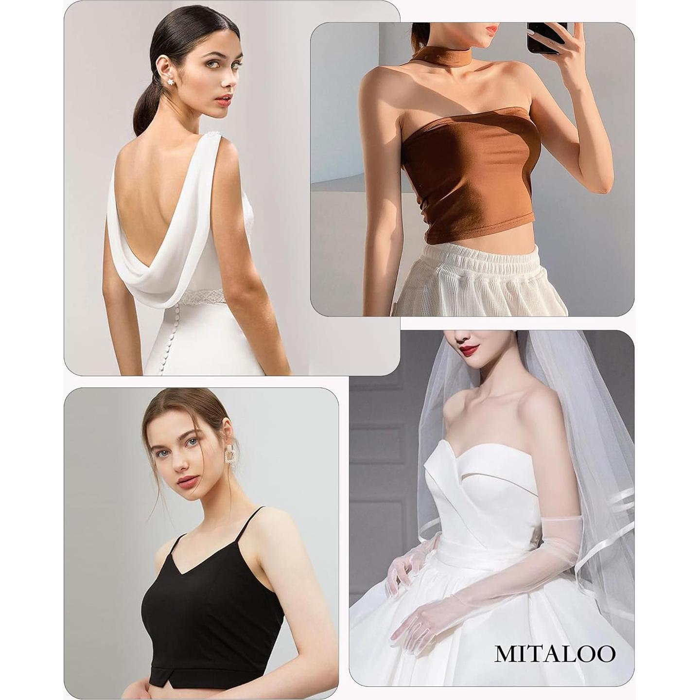 Sujetador Adhesivo Sin Costuras MITALOO Beige Cálido Talla C