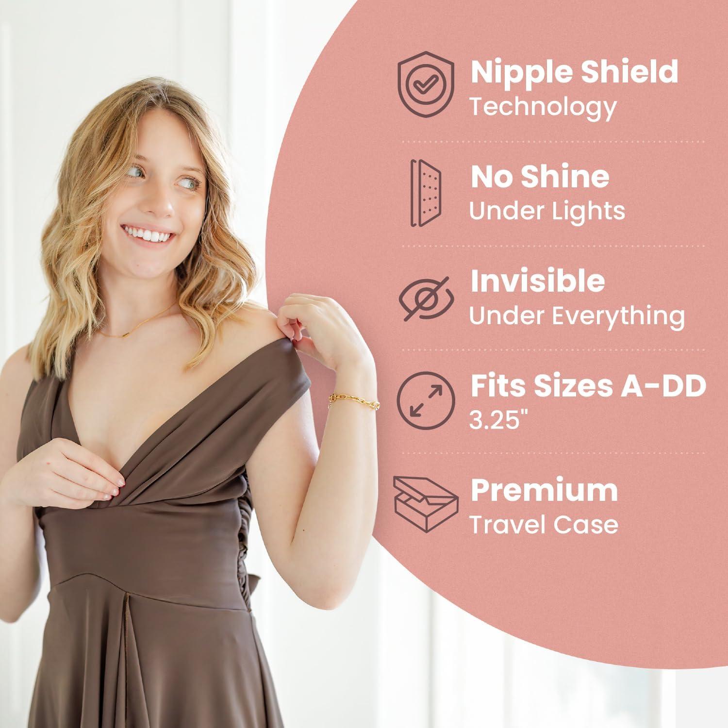 Cubiertas de Pezones Go Nipless - Silicona Reutilizables A-DD