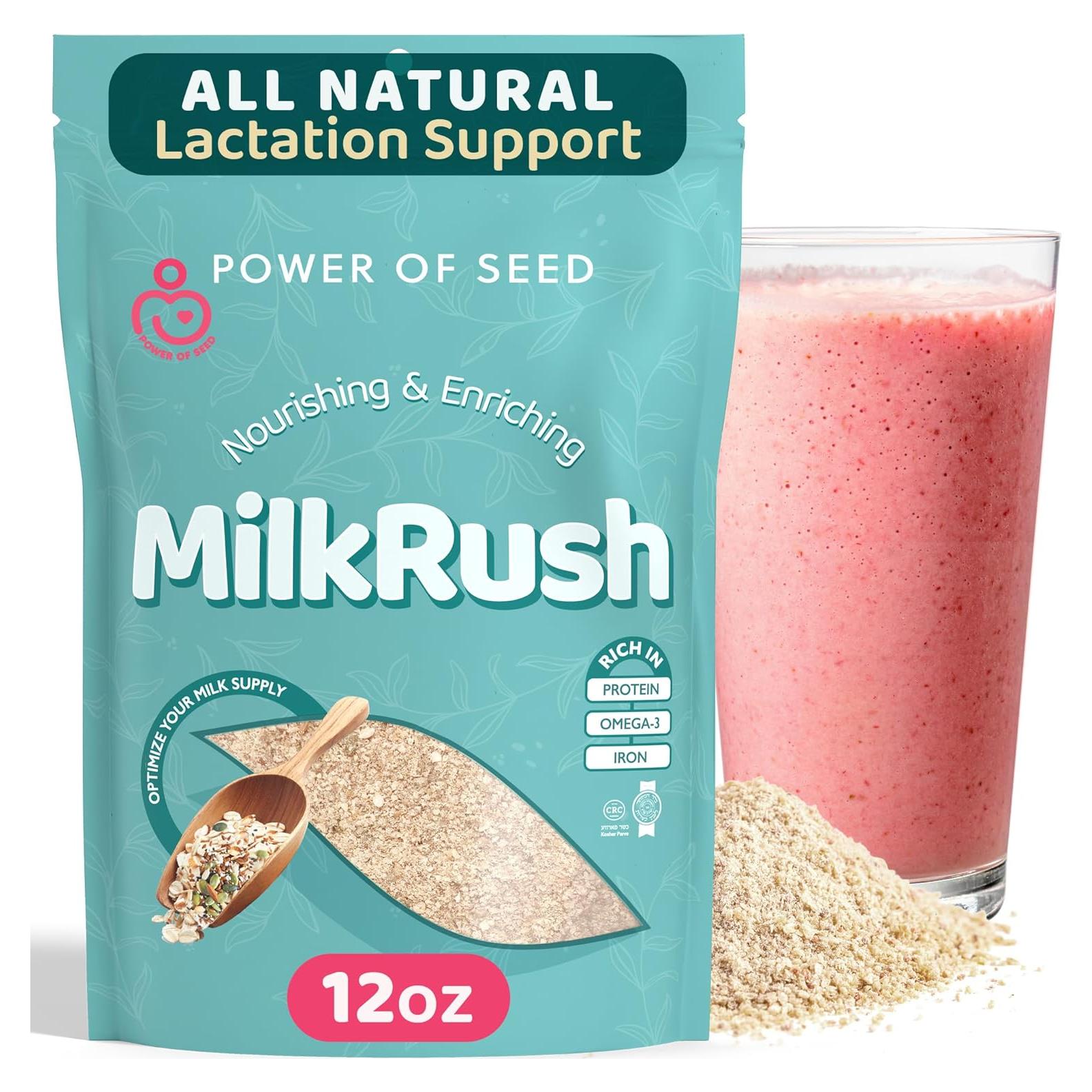 Mezcla Superfood Lactancia Milkrush 340g - Avena y Semillas