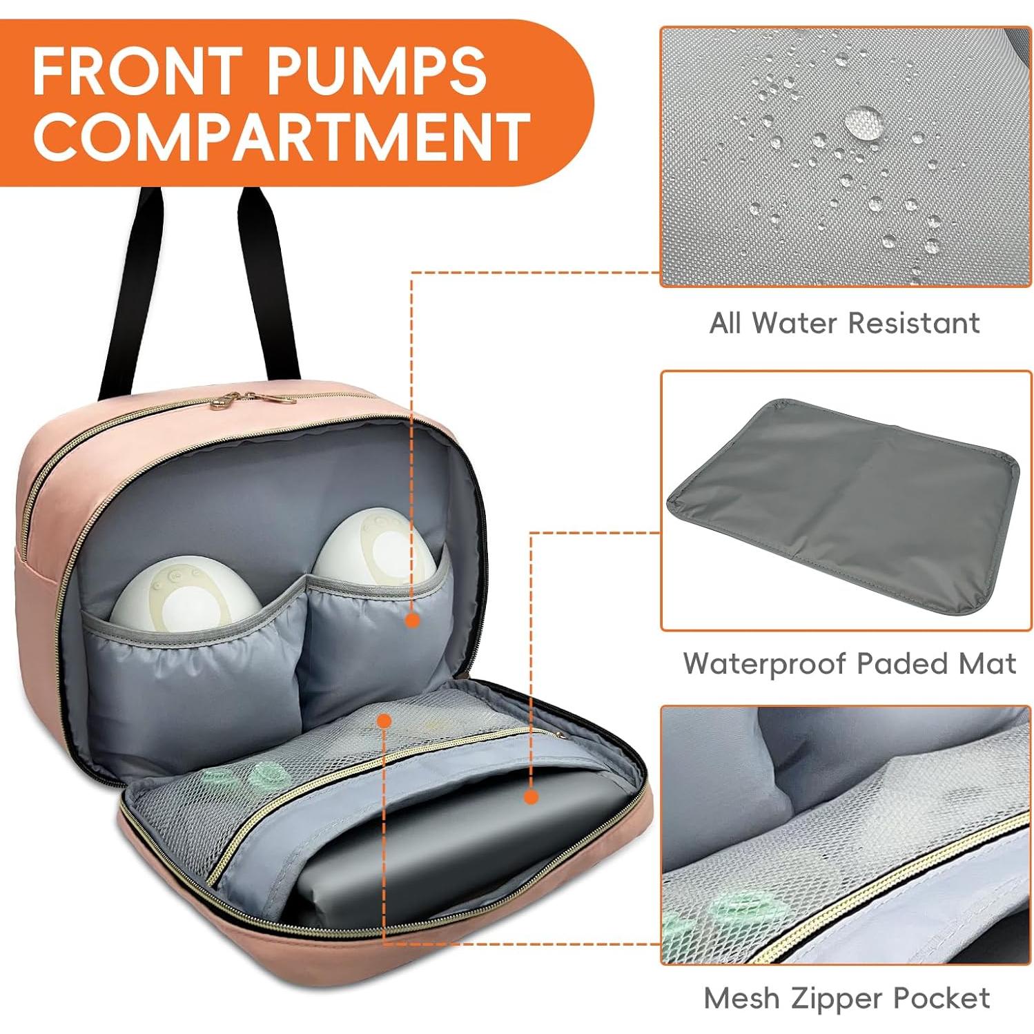 Bolsa de Leche Materna Portátil Liveagain Rosa con Hielo