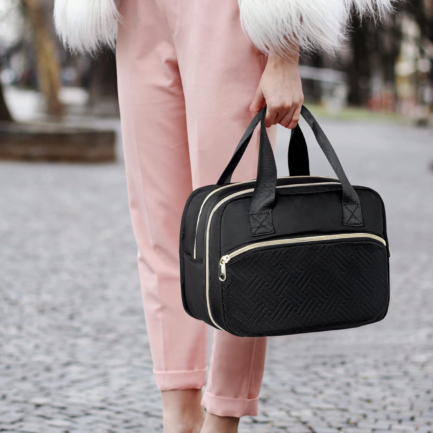 Bolsa Extractora de Leche Materna Fasrom con Enfriador Negro