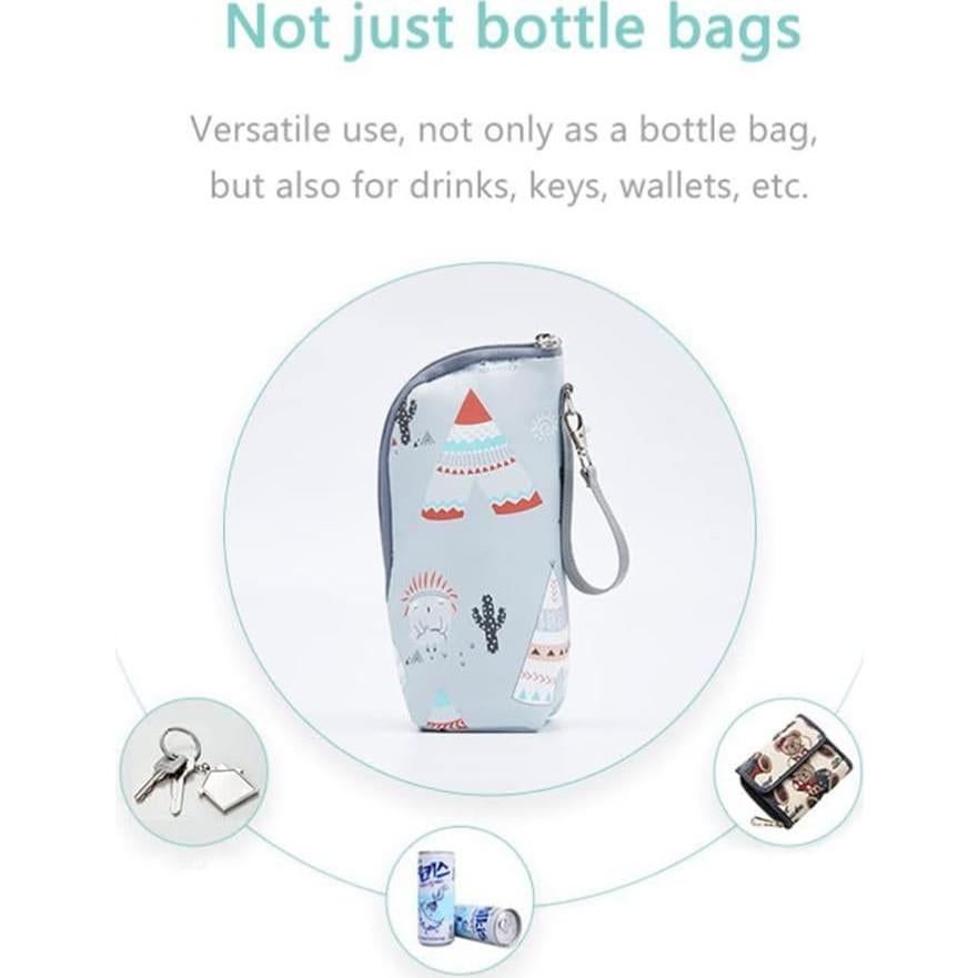 Bolsa Térmica Aislada Kisangel para Botellas de Leche 22cm