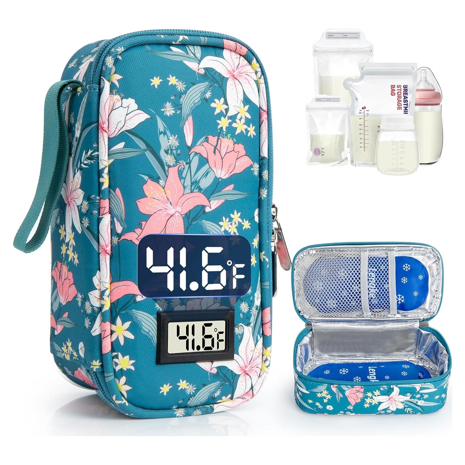 Bolsa Enfriadora de Leche Materna WIBOND con Termómetro Digital