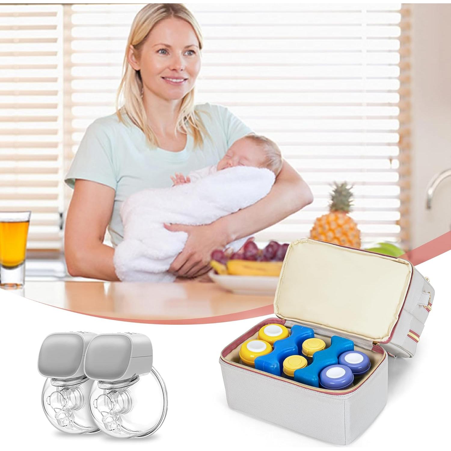 Bolsa de Enfriamiento para Extractor de Leche Damero 27x16.5x28.5cm