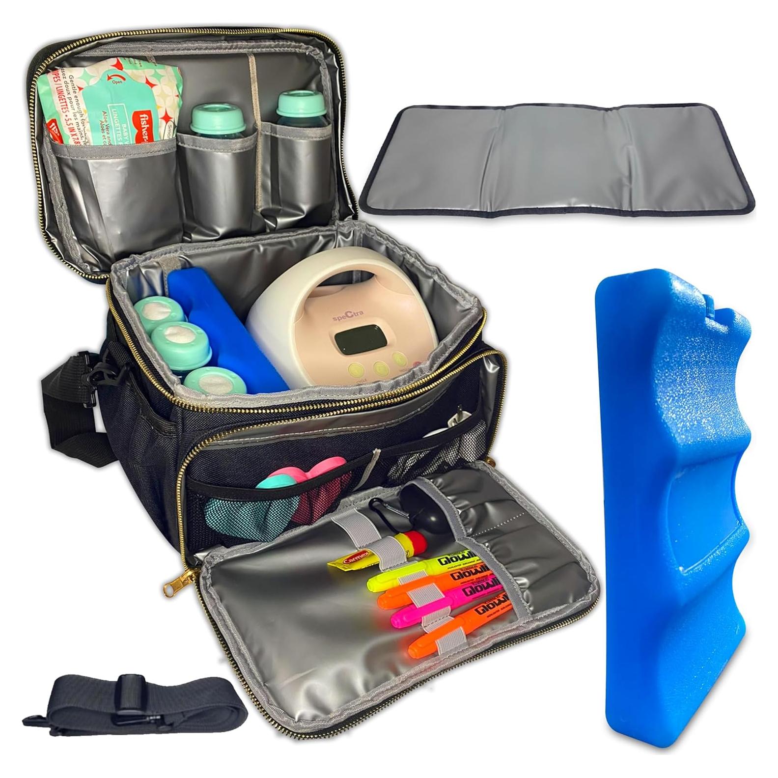 Bolsa para Sacaleches Nylon Importada con Paquete de Hielo