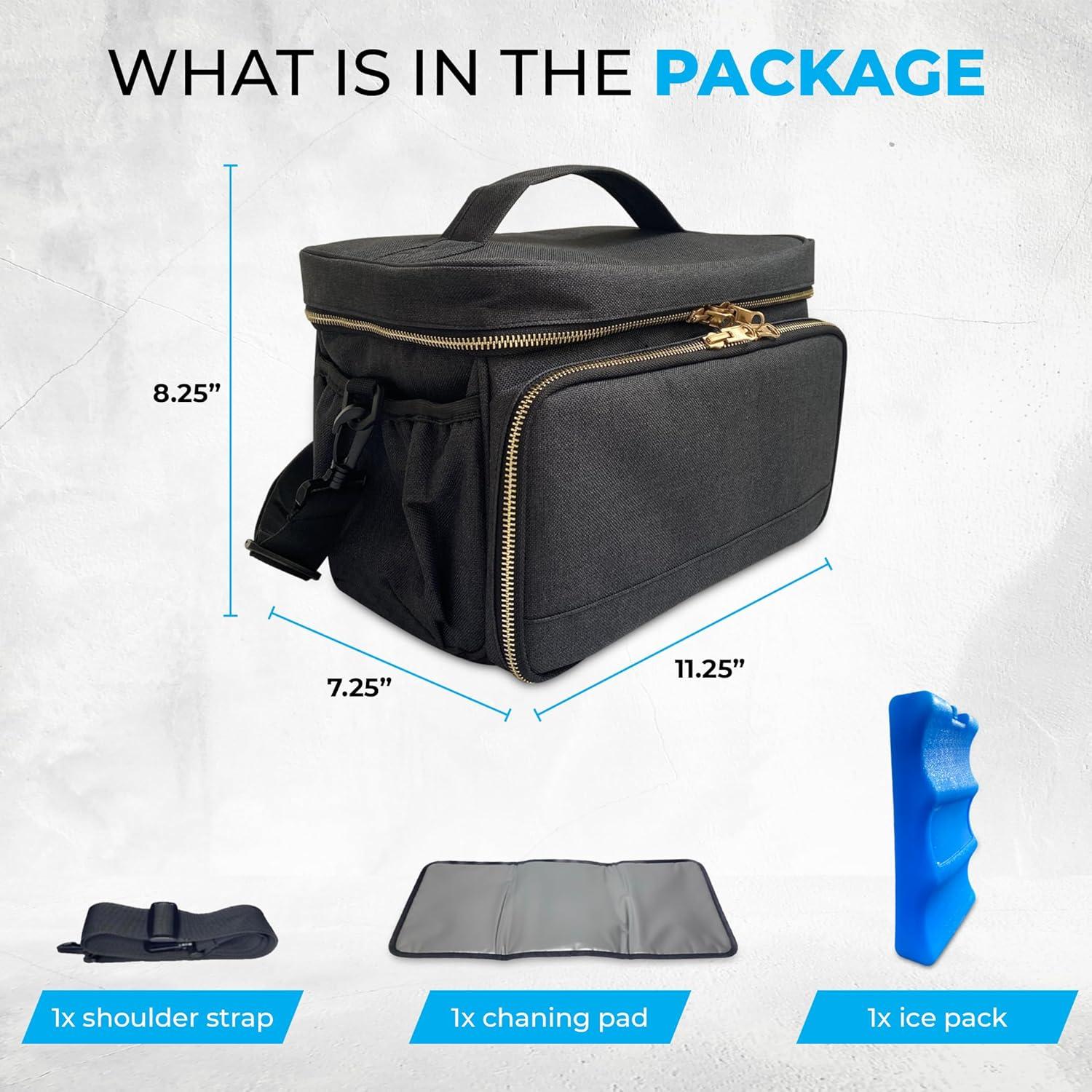 Bolsa para Sacaleches Nylon Importada con Paquete de Hielo