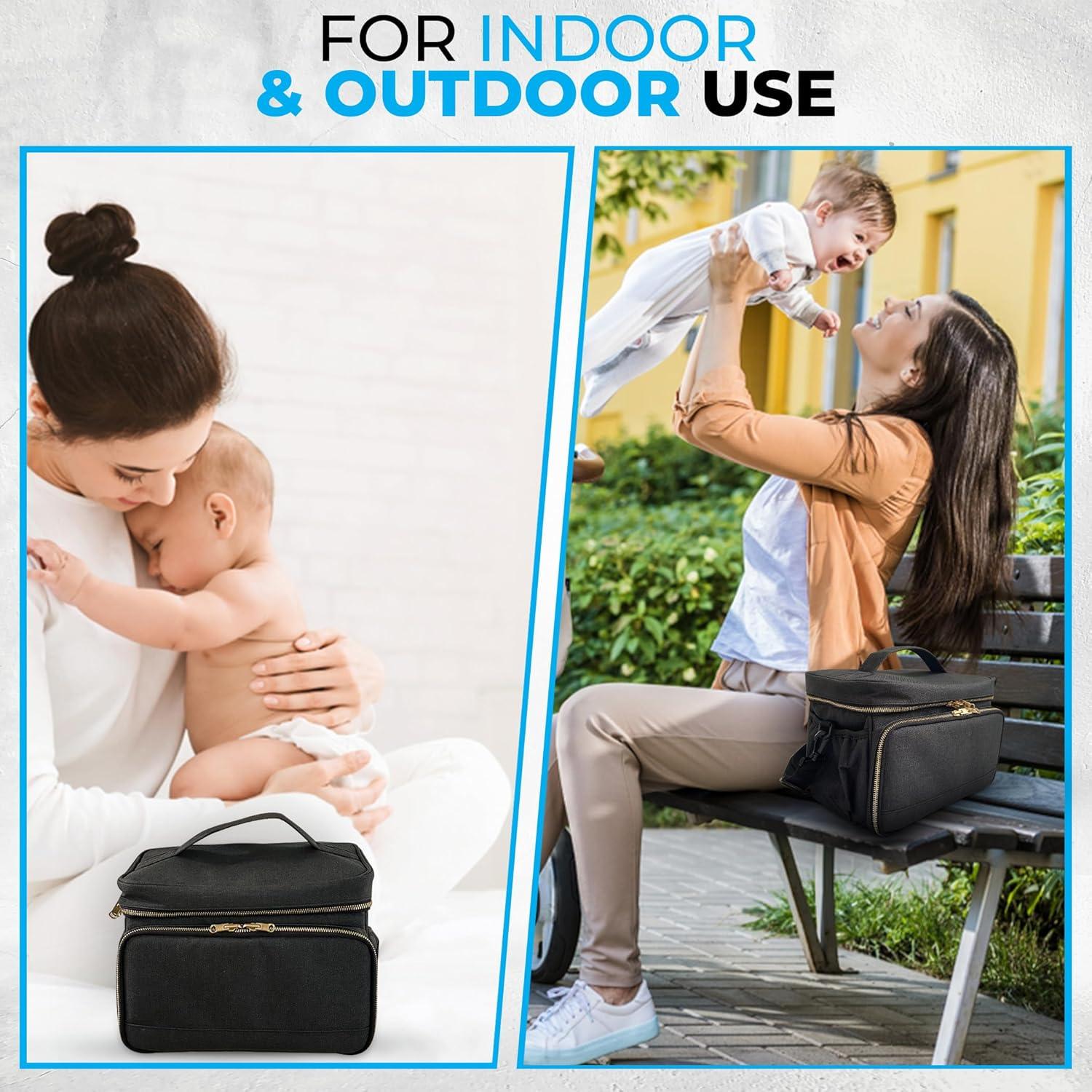 Bolsa para Sacaleches Nylon Importada con Paquete de Hielo