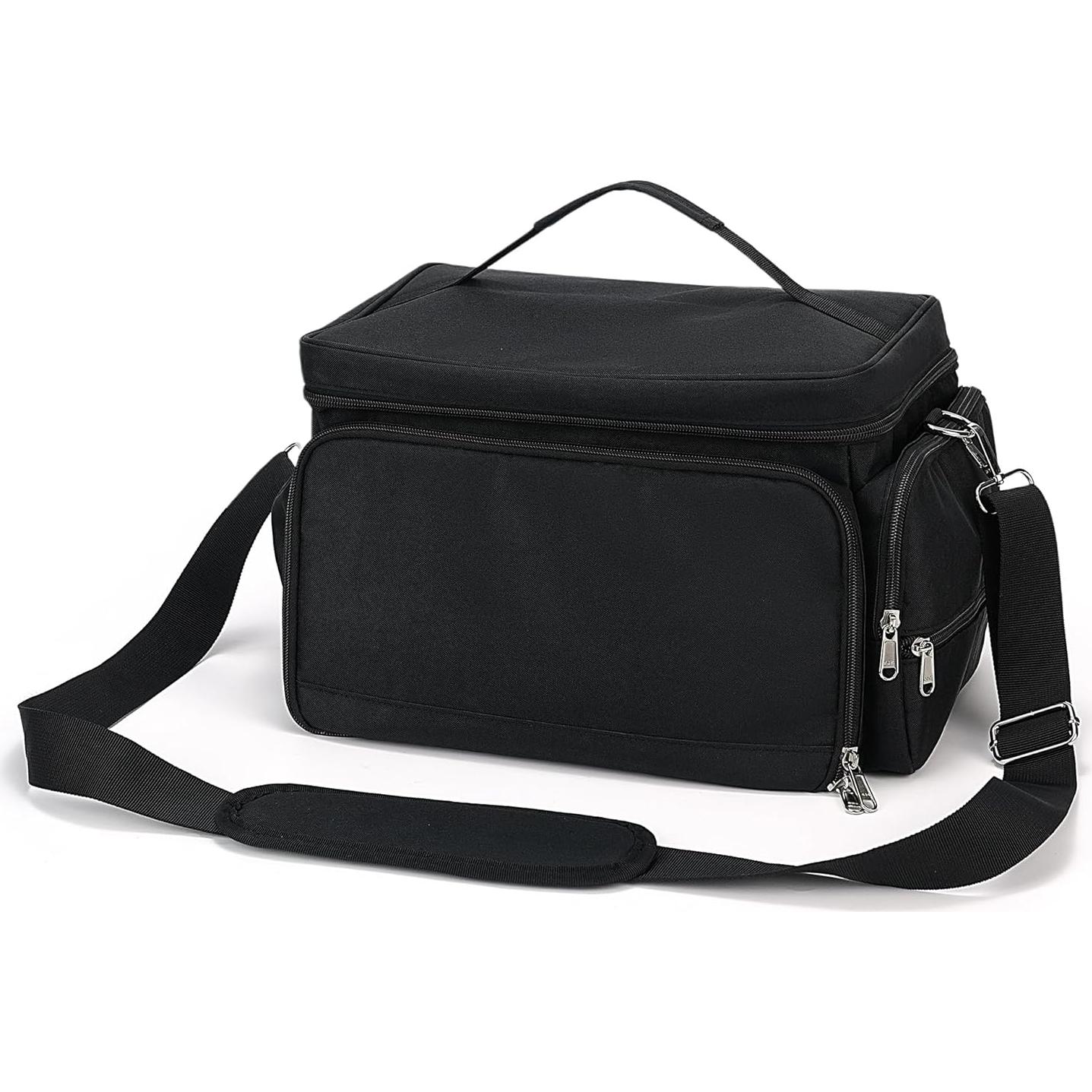 Bolsa para extractor de leche GEMIU S1/S2, negra, 35.56x22.86x22.35 cm