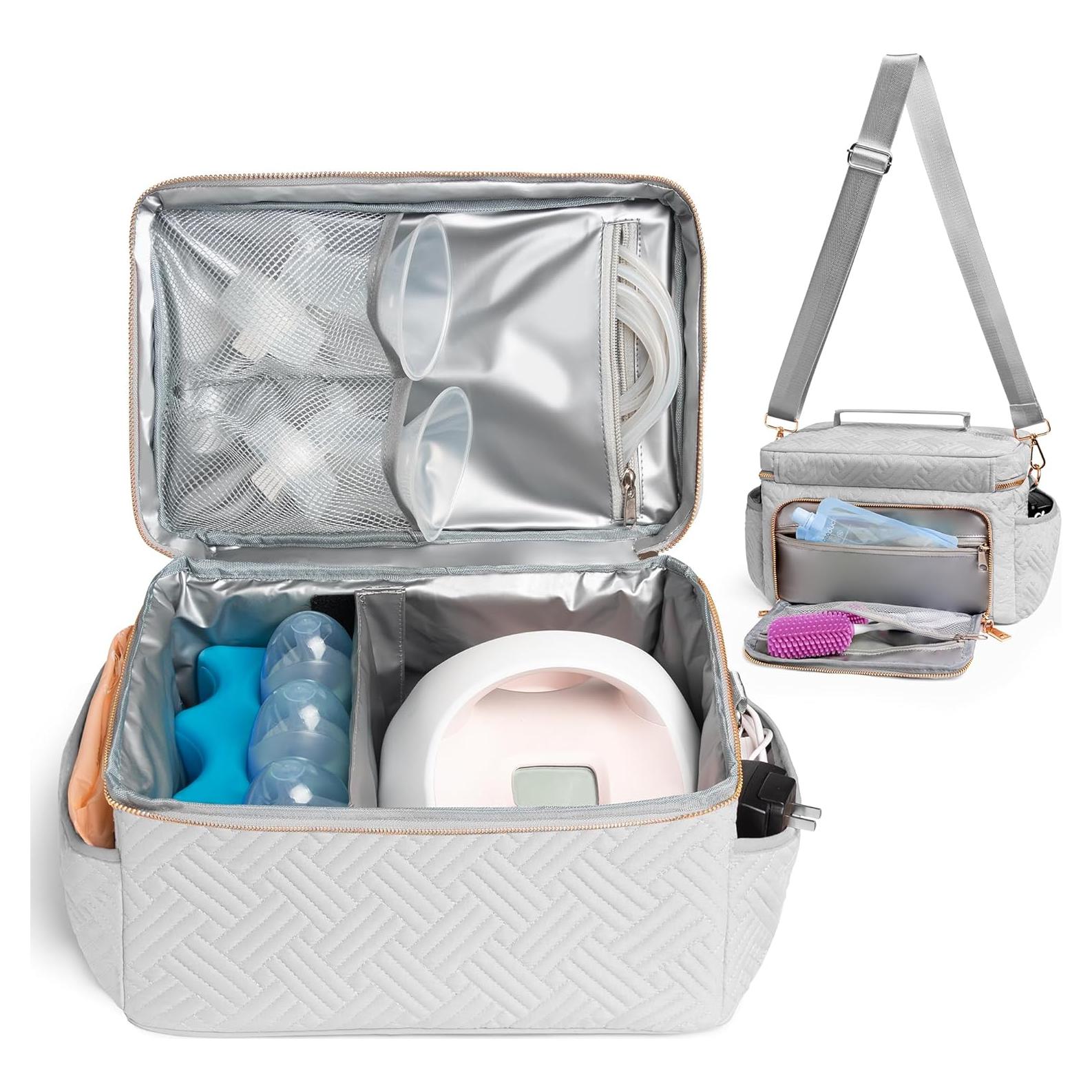 Bolsa para Extractor de Leche EliteMom Gris con Enfriador