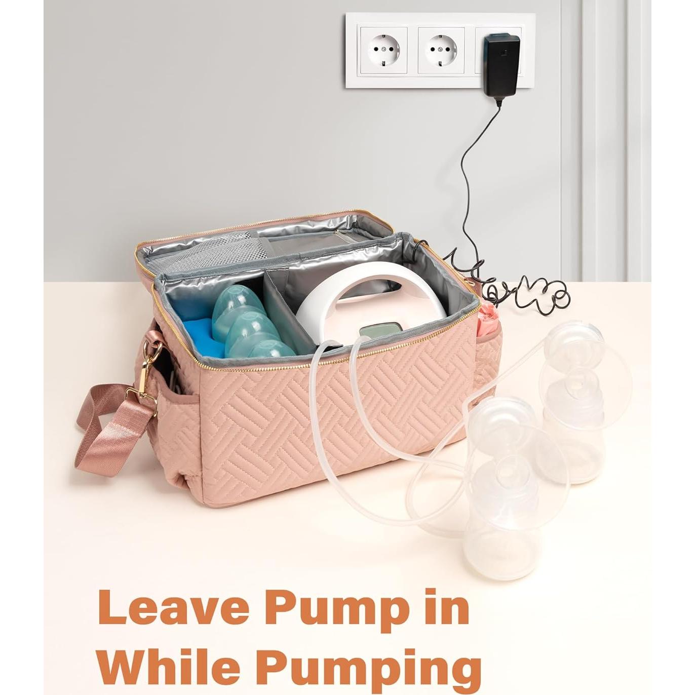 Bolsa para Extractor de Leche EliteMom Gris con Enfriador