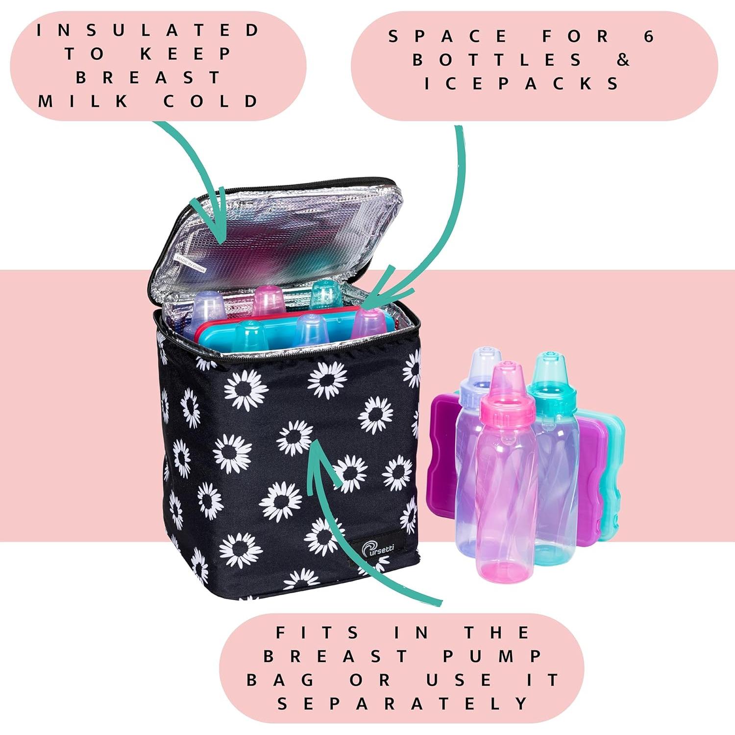 Bolsa Tote Pursetti para Extractor de Leche y Laptop 15"