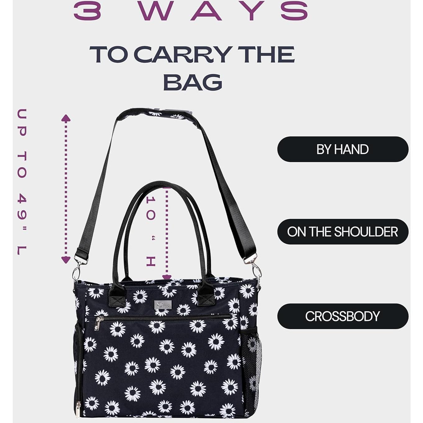 Bolsa Tote Pursetti para Extractor de Leche y Laptop 15"