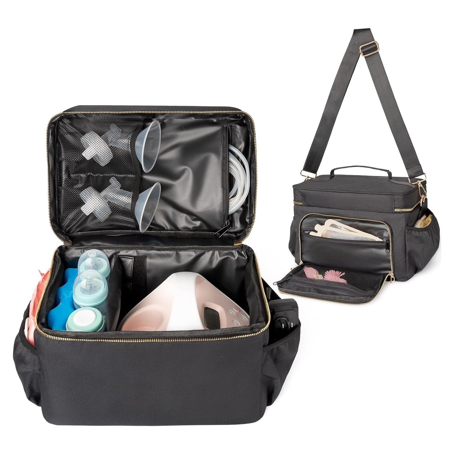 Bolsa Tote Extractor de Leche EliteMom Negro - Compatible Spectra S1 S2