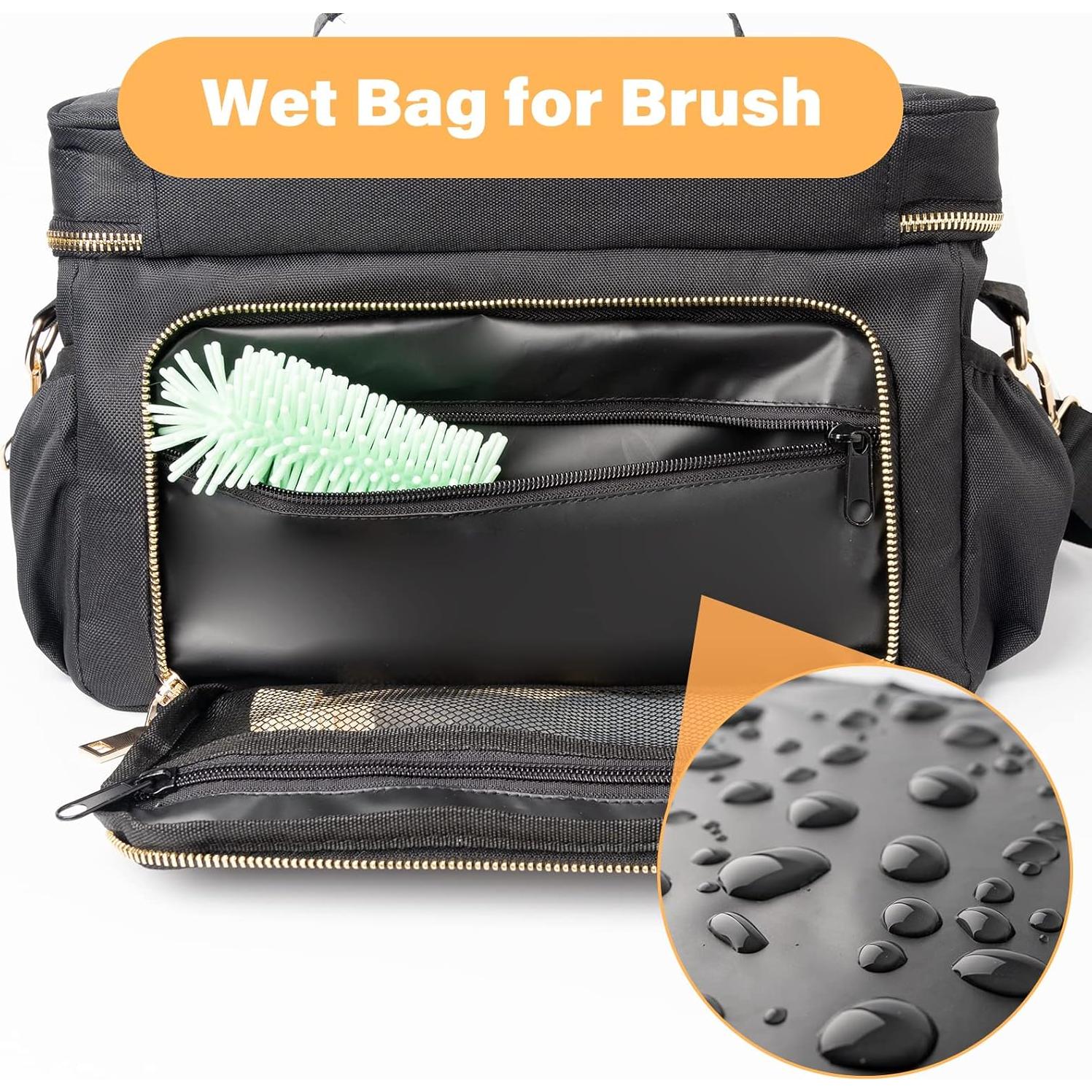 Bolsa Tote Extractor de Leche EliteMom Negro - Compatible Spectra S1 S2