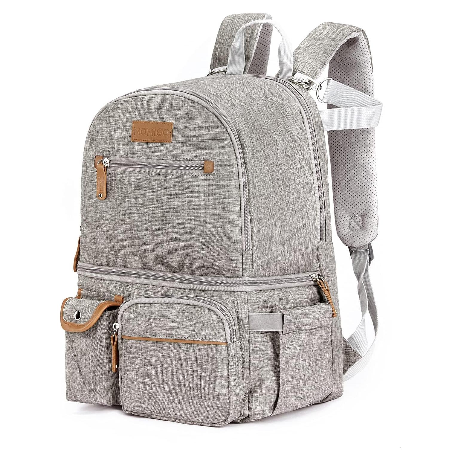 Mochila Aislante para Extractor de Leche MOMIGO - Gris