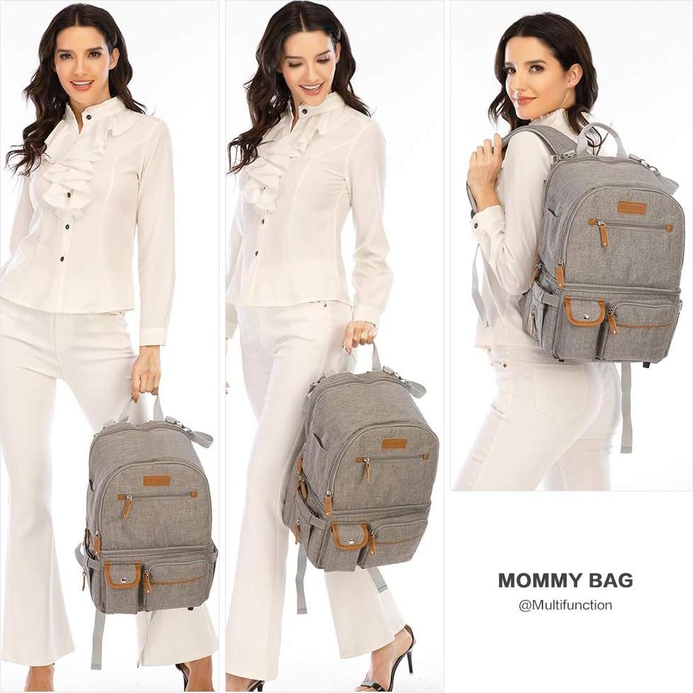 Mochila Aislante para Extractor de Leche MOMIGO - Gris