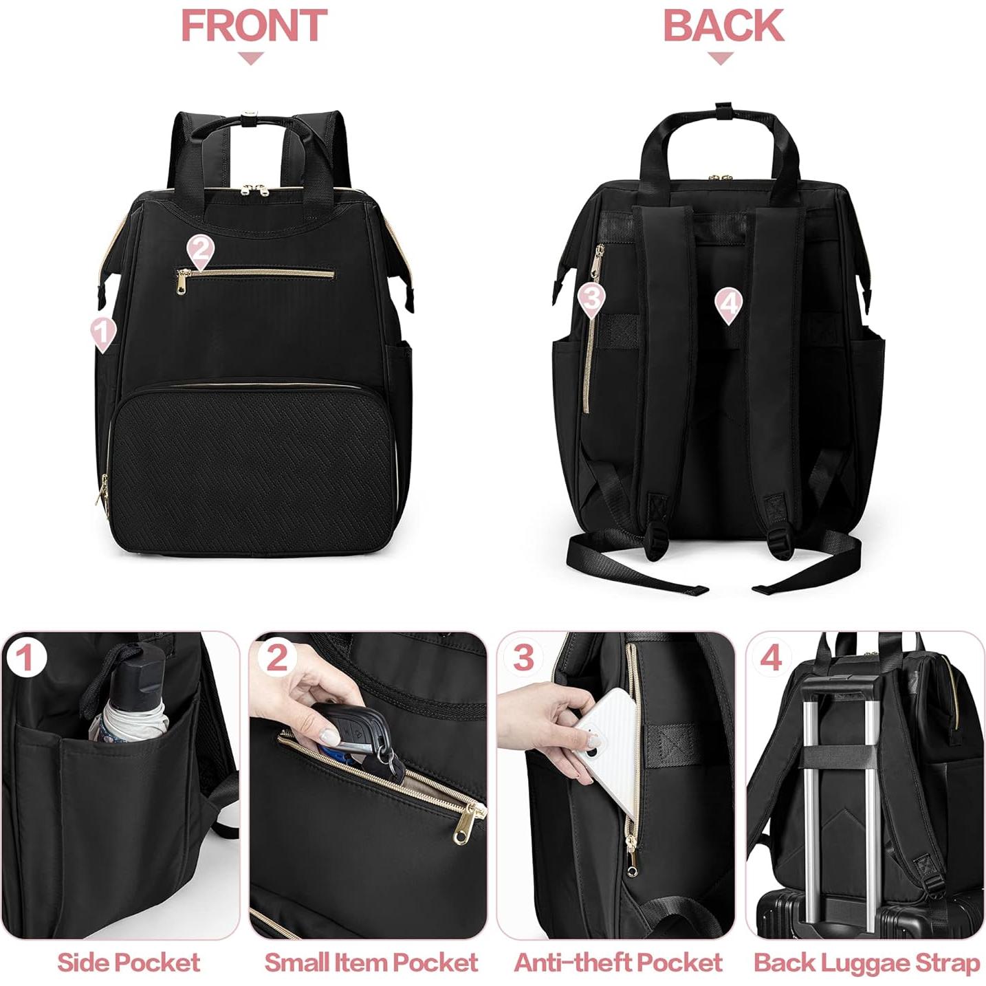 Mochila Fasrom para Extractor de Leche con Cooler - Negro