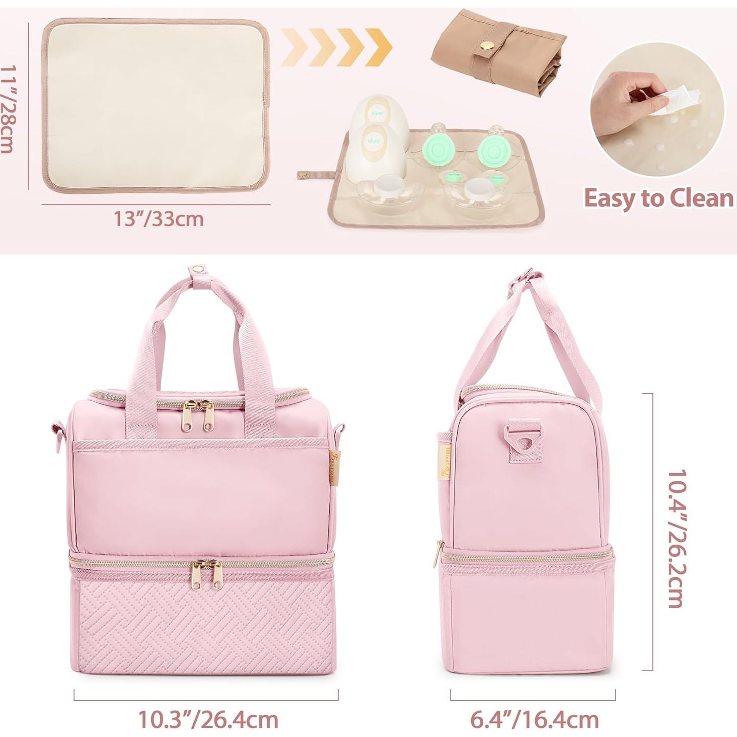 Bolsa Enfriadora para Extractor de Leche Fasrom Rosa 26.2x16.3 cm