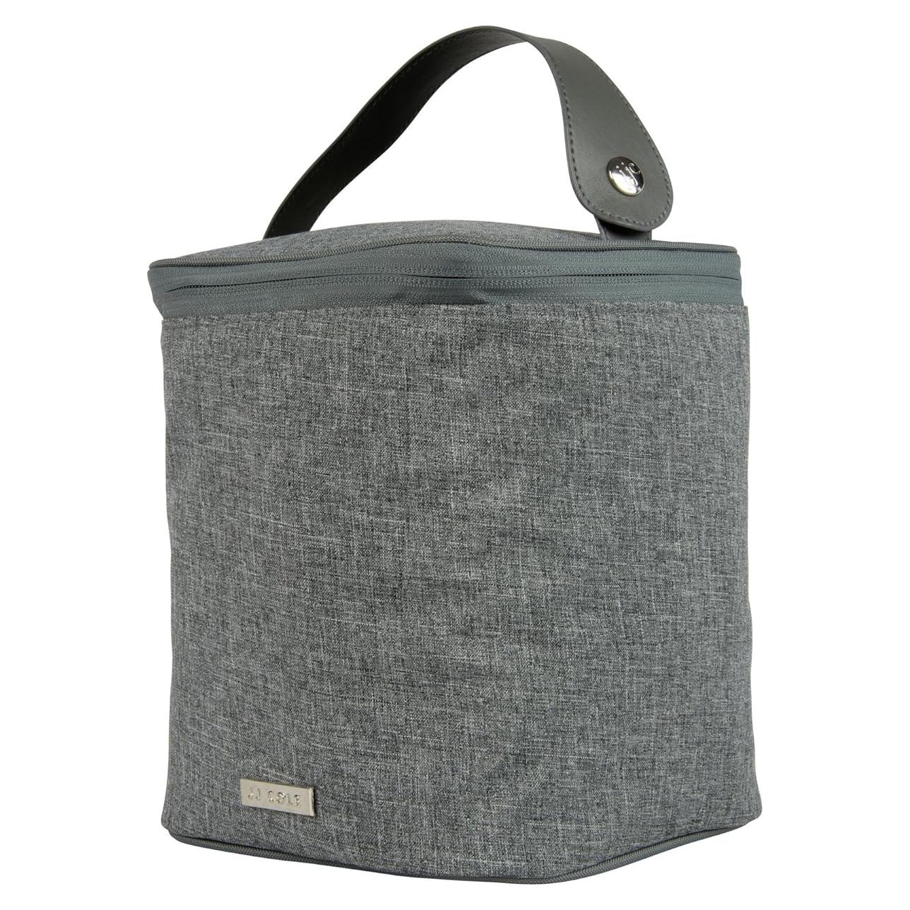 Enfriador de Botellas JJ Cole Gris Heather 4 Biberones Aislado