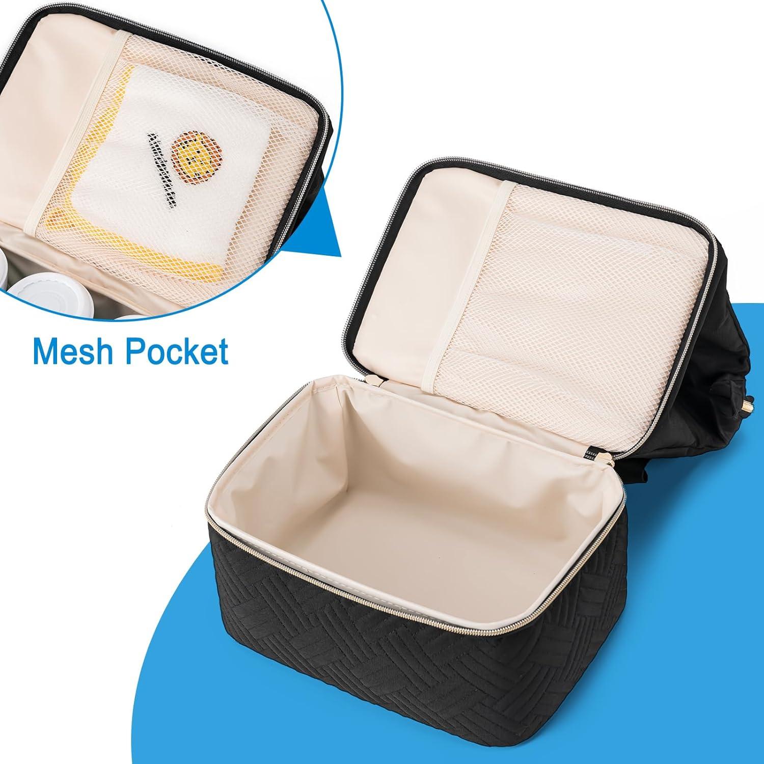 Bolsa de Enfriamiento de Leche Materna BABEYER Negra para 6 Biberones