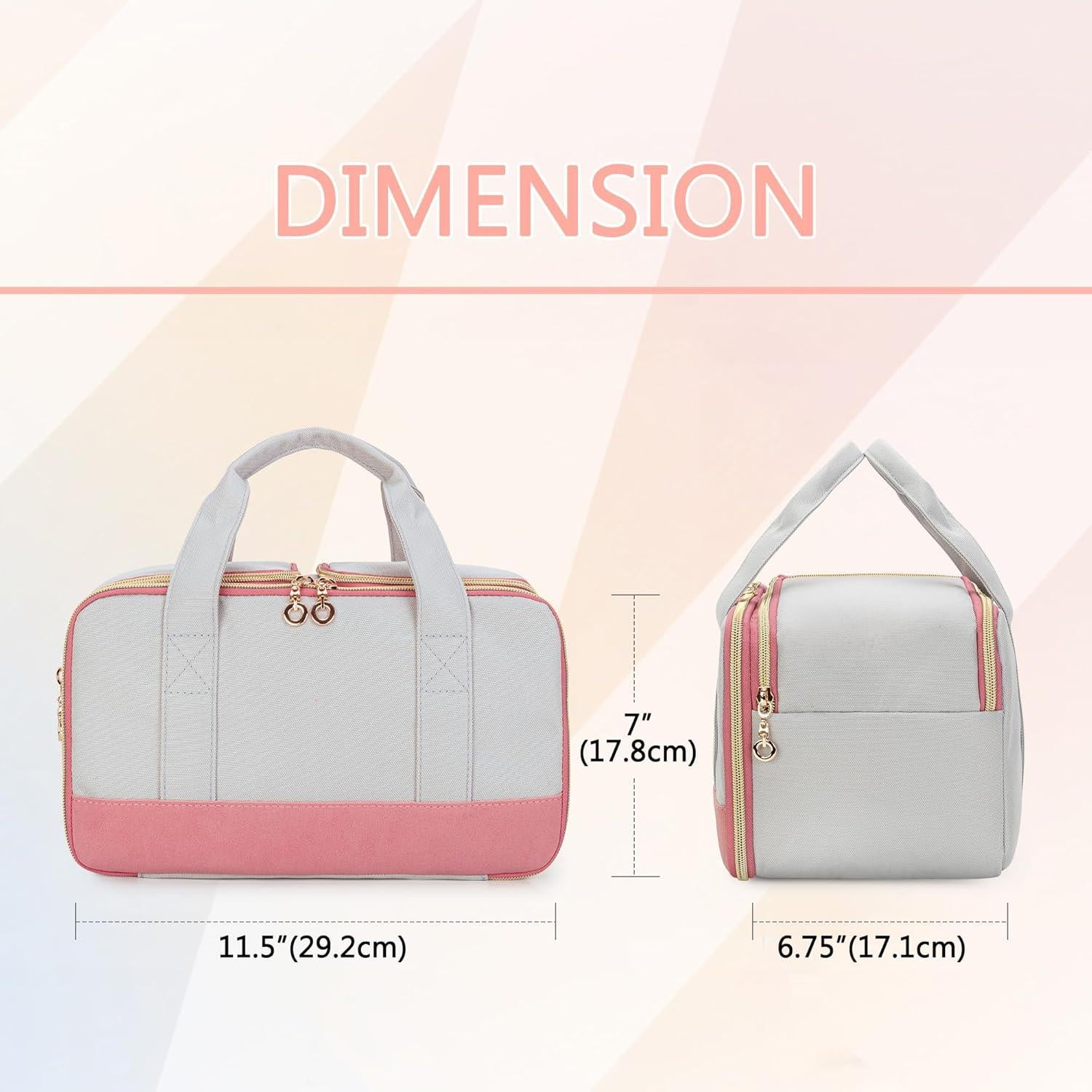 Bolsa Tote Extractor de Leche Wearable Damero Nylon 29.2x17.1cm