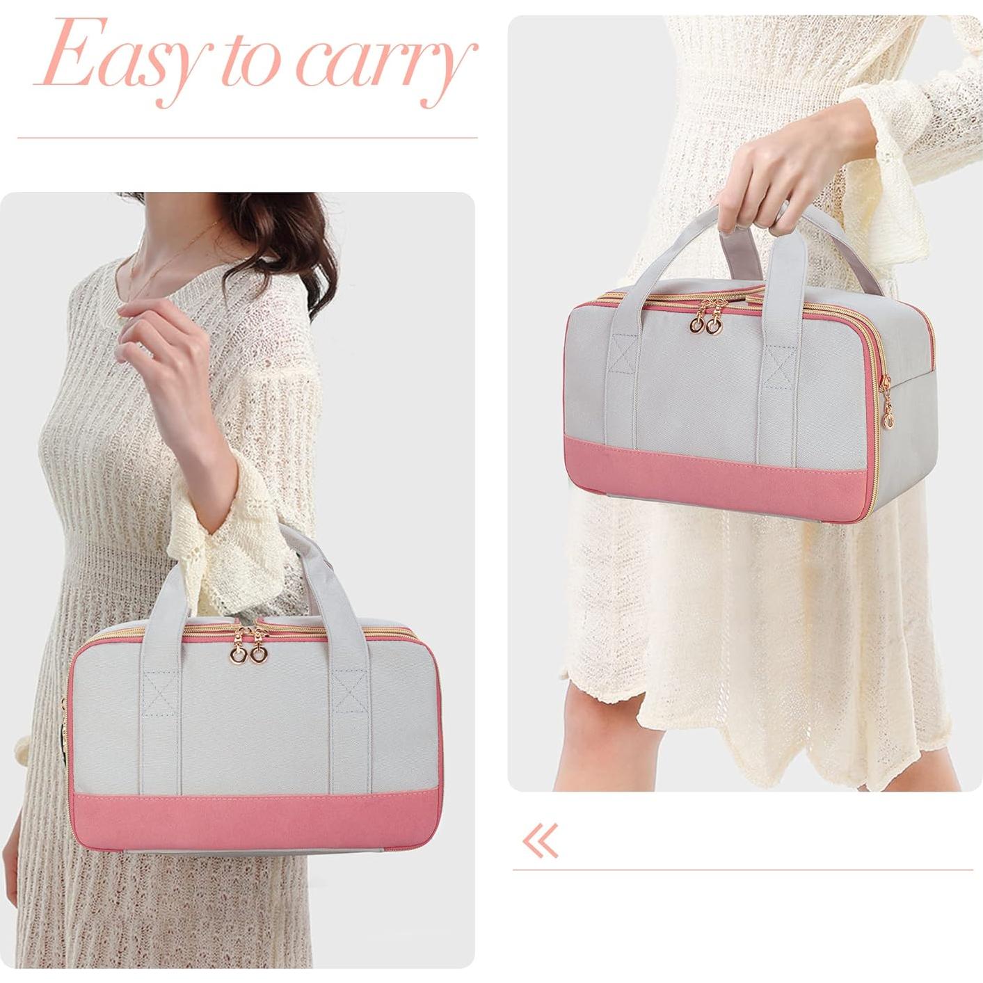 Bolsa Tote Extractor de Leche Wearable Damero Nylon 29.2x17.1cm