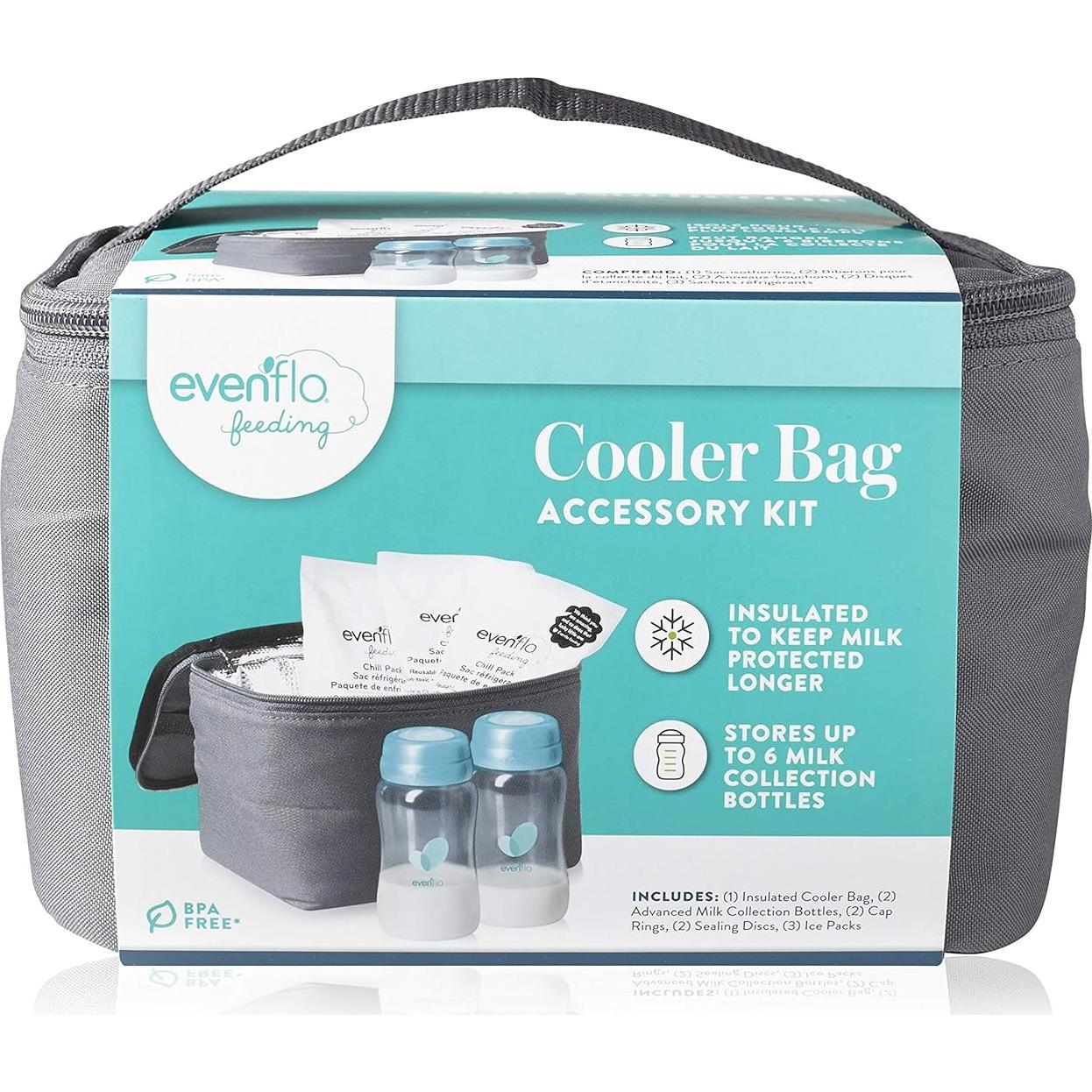 Kit Accesorios Bolsa Térmica Evenflo - 2 Botellas 148 ml