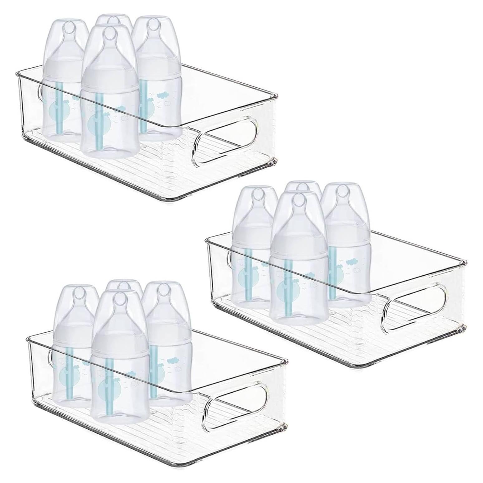 Organizador de Botellas para Bebés 3PC - Plástico Resistente