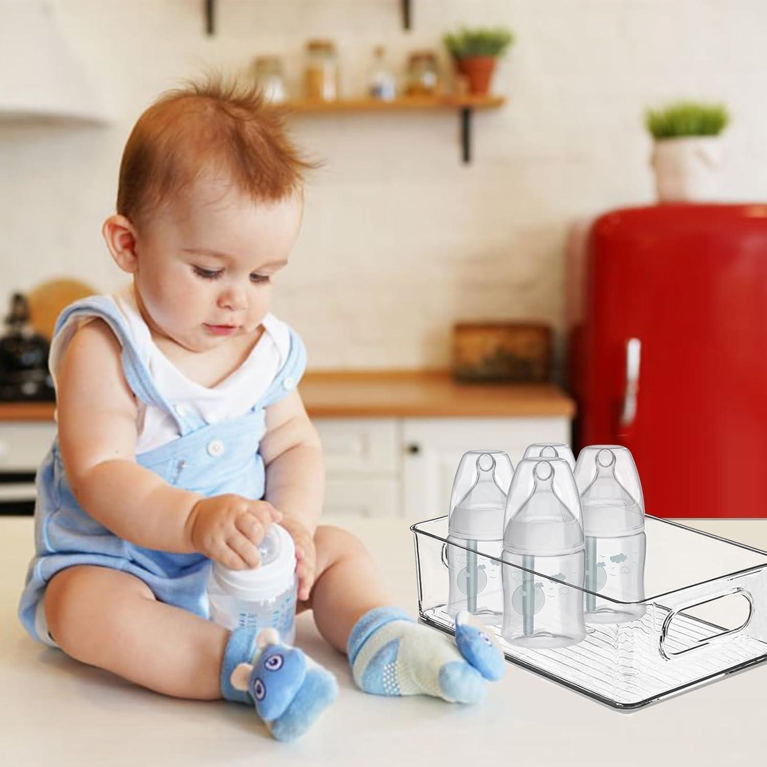 Organizador de Botellas para Bebés 3PC - Plástico Resistente