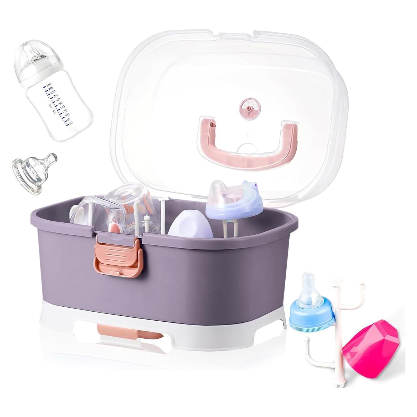 Organizador de Botellas para Bebés Fuerdich Morado 29.5x25.9cm