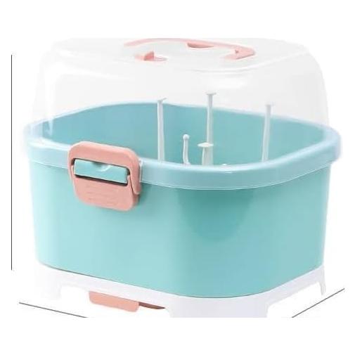 Organizador de Secado de Biberones PerGar Verde 30.99x19.99cm