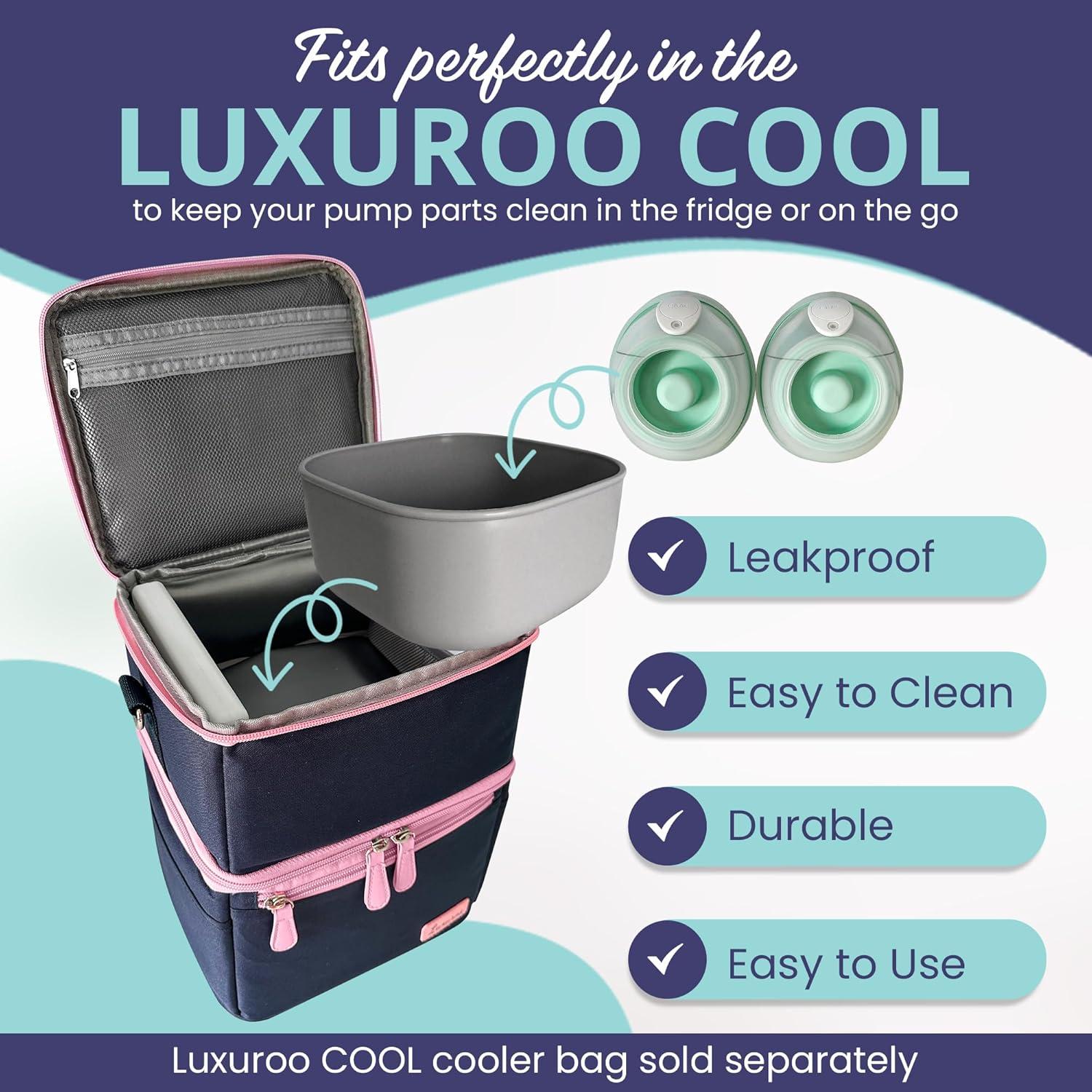 Contenedor para piezas de extractor de leche Luxuroo 15.24cm