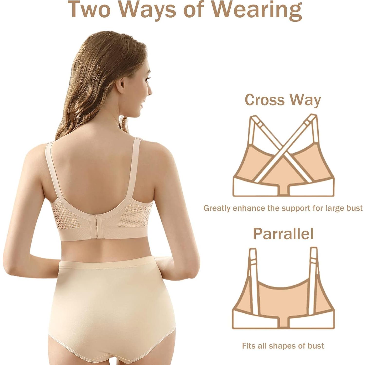 Sostén de Bombeo 4HOW Maternidad Manos Libres X-Large 3pack