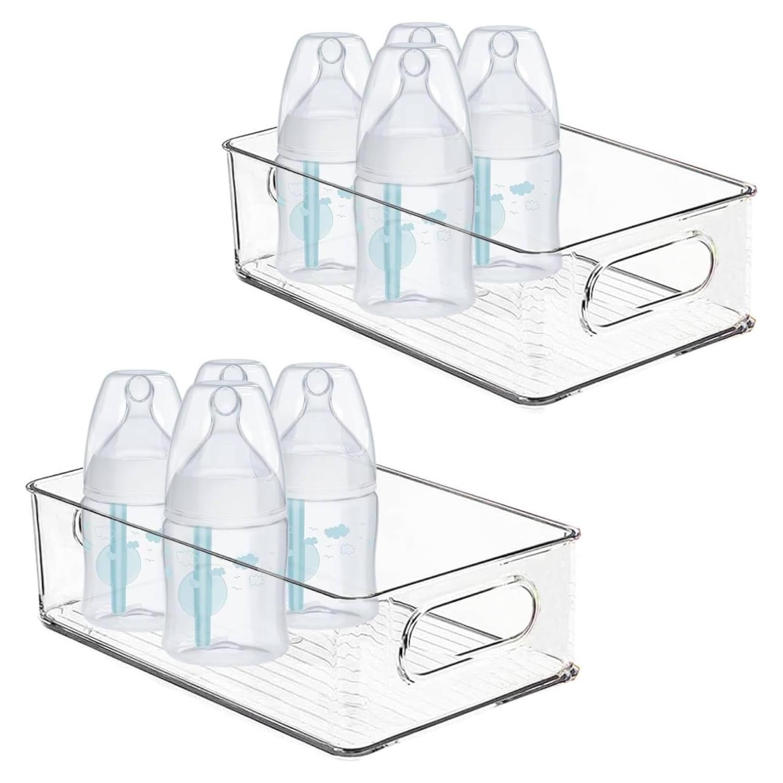 Organizador de Biberones KPPTYTY, Plástico Portátil 2 Piezas