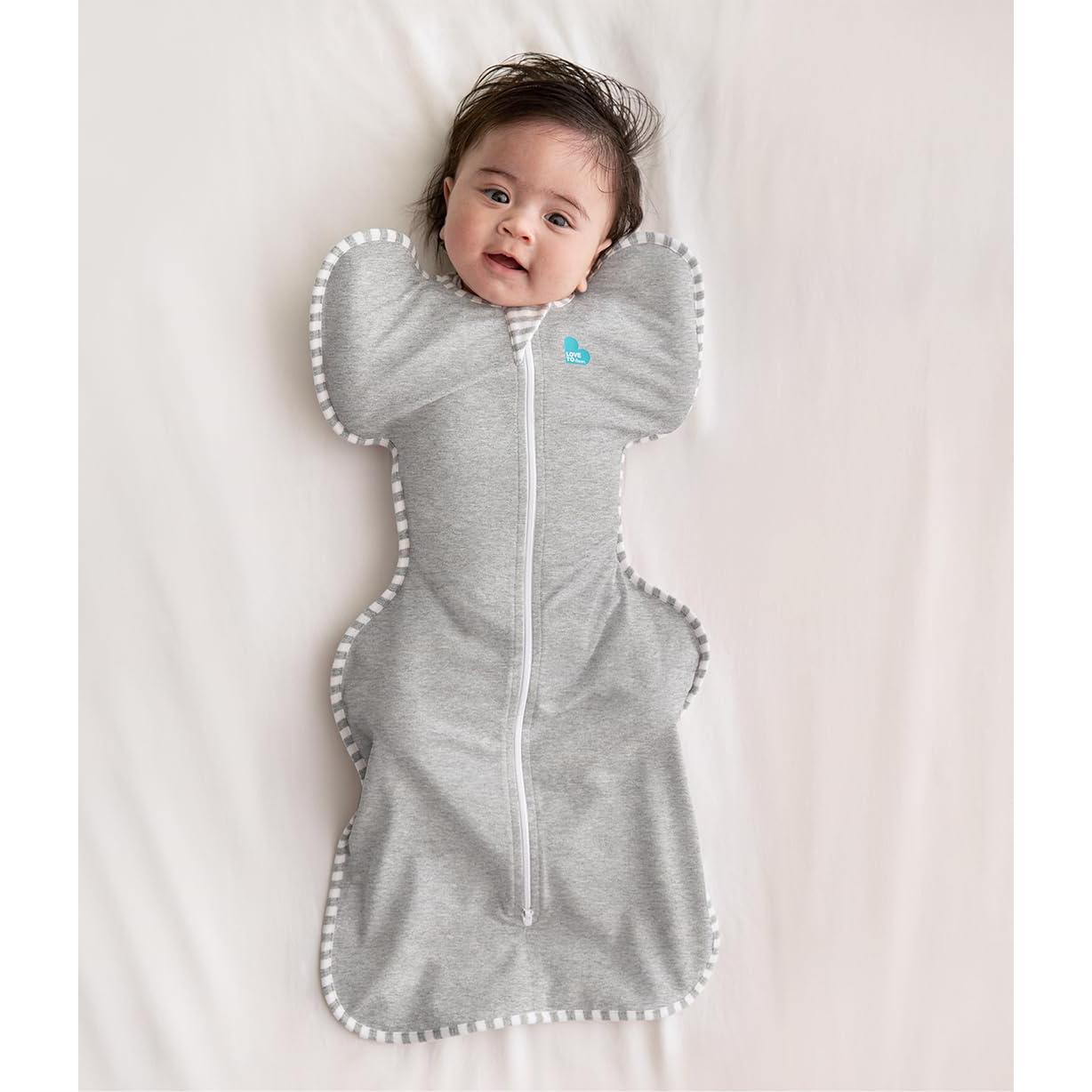 Saco de Sueño Swaddle UP Amor para Soñar Pequeño 3.6-5.9kg Gris