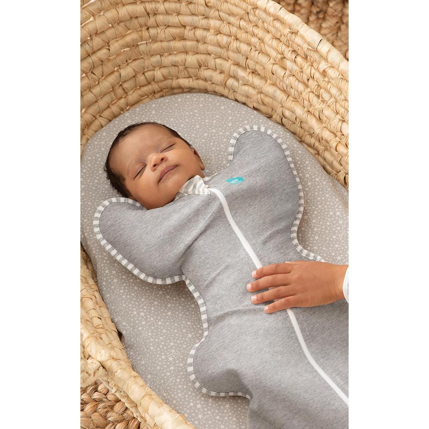Saco de Sueño Swaddle UP Amor para Soñar Pequeño 3.6-5.9kg Gris