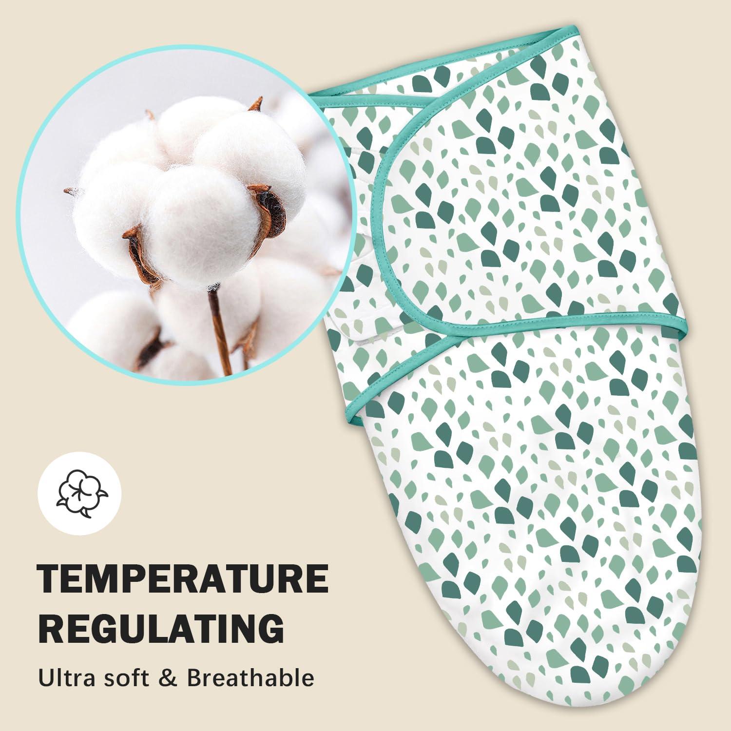 Sacos de Sueño Castillo Lindo 3-Pack Bebés 0-3 Meses Verde