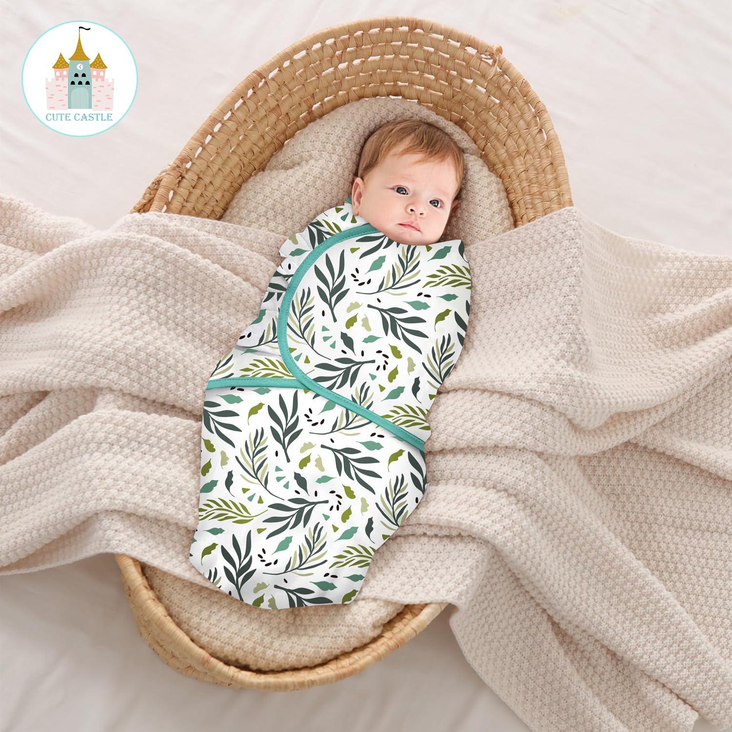 Sacos de Sueño Castillo Lindo 3-Pack Bebés 0-3 Meses Verde