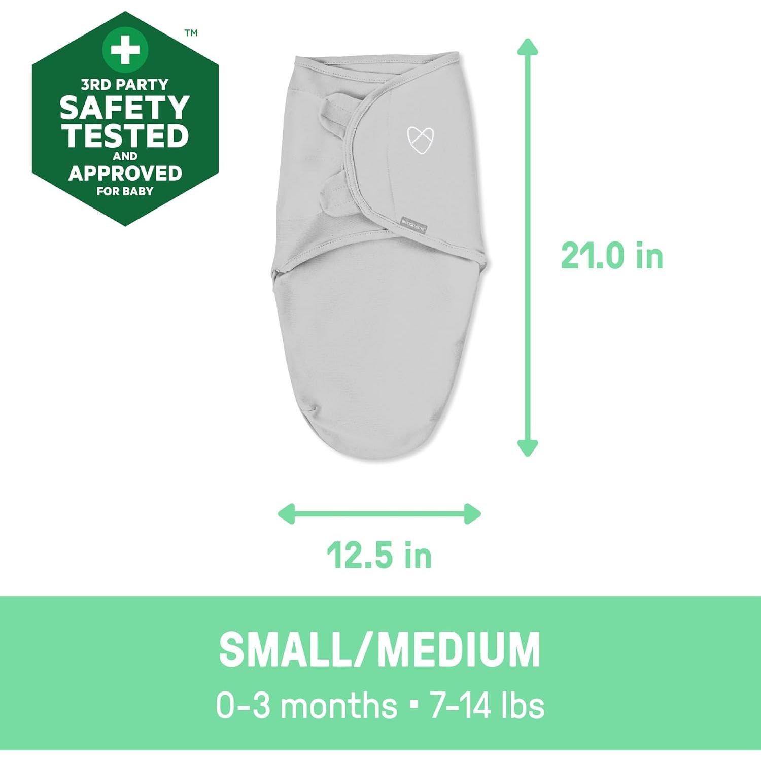 SwaddleMe Swaddle Original 100% Algodón 0-3 Meses 2-Pack