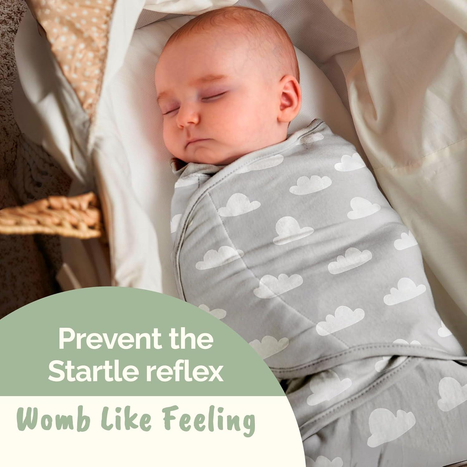 Saco de Dormir para Bebés JUICY BUMBLES 0-3 Meses Algodón 3 Piezas