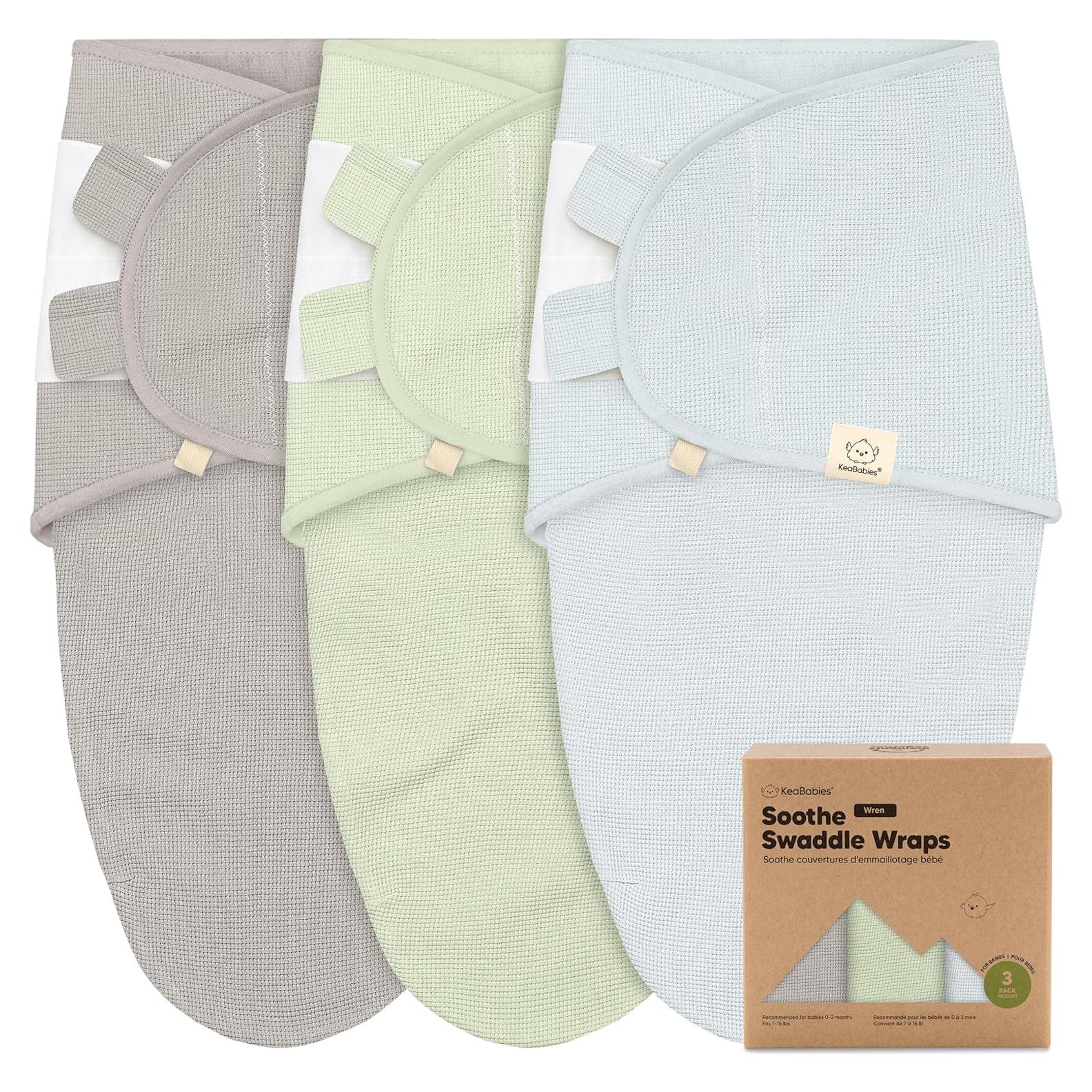 Saco de Sueño Envoltura Soothe Wren KeaBabies 0-3 meses Orgánico