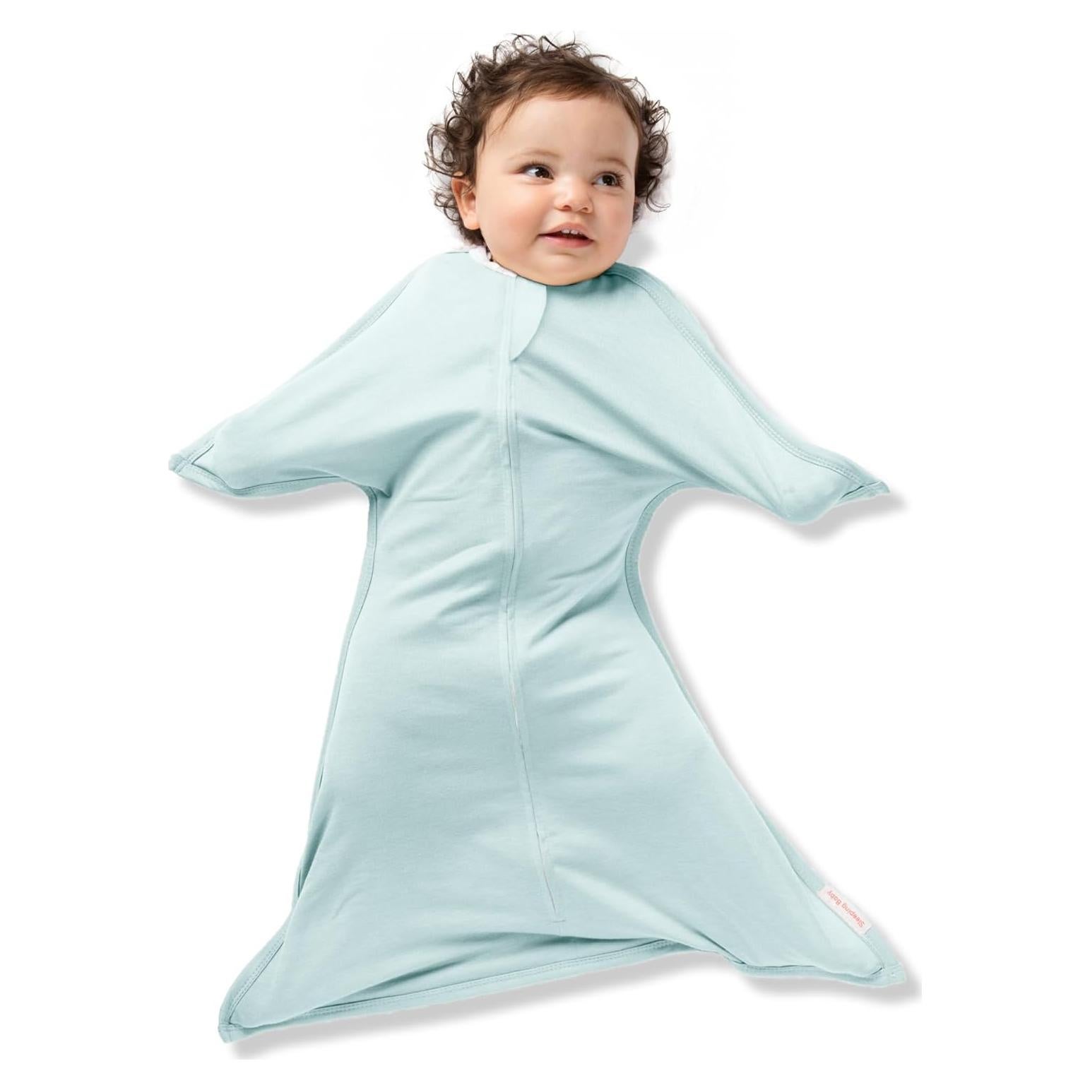 SleepingBaby Zipadee-Zip Manta Swaddle Grande 12-24 Meses Menta