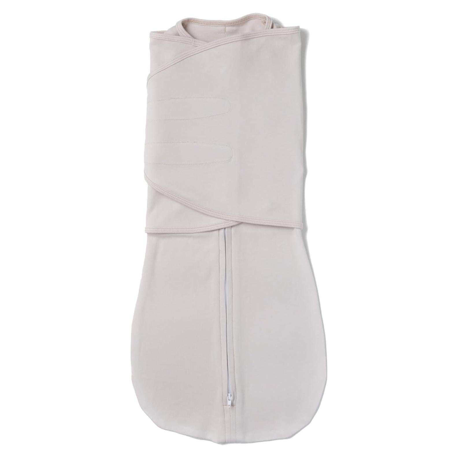 Envueltos LullaBaby Doble Sueño 0-2 Meses Algodón 100% Arena Blanca