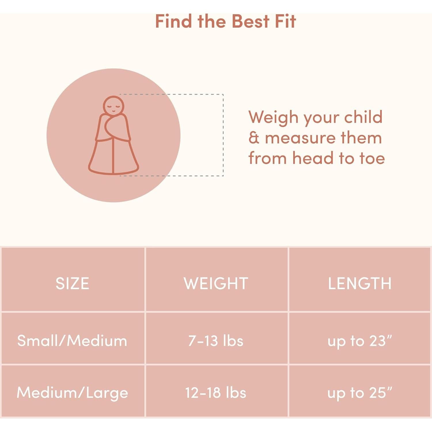 SleepingBaby Zippy Swaddle Manta Acogedora Bebés 0-3 Meses