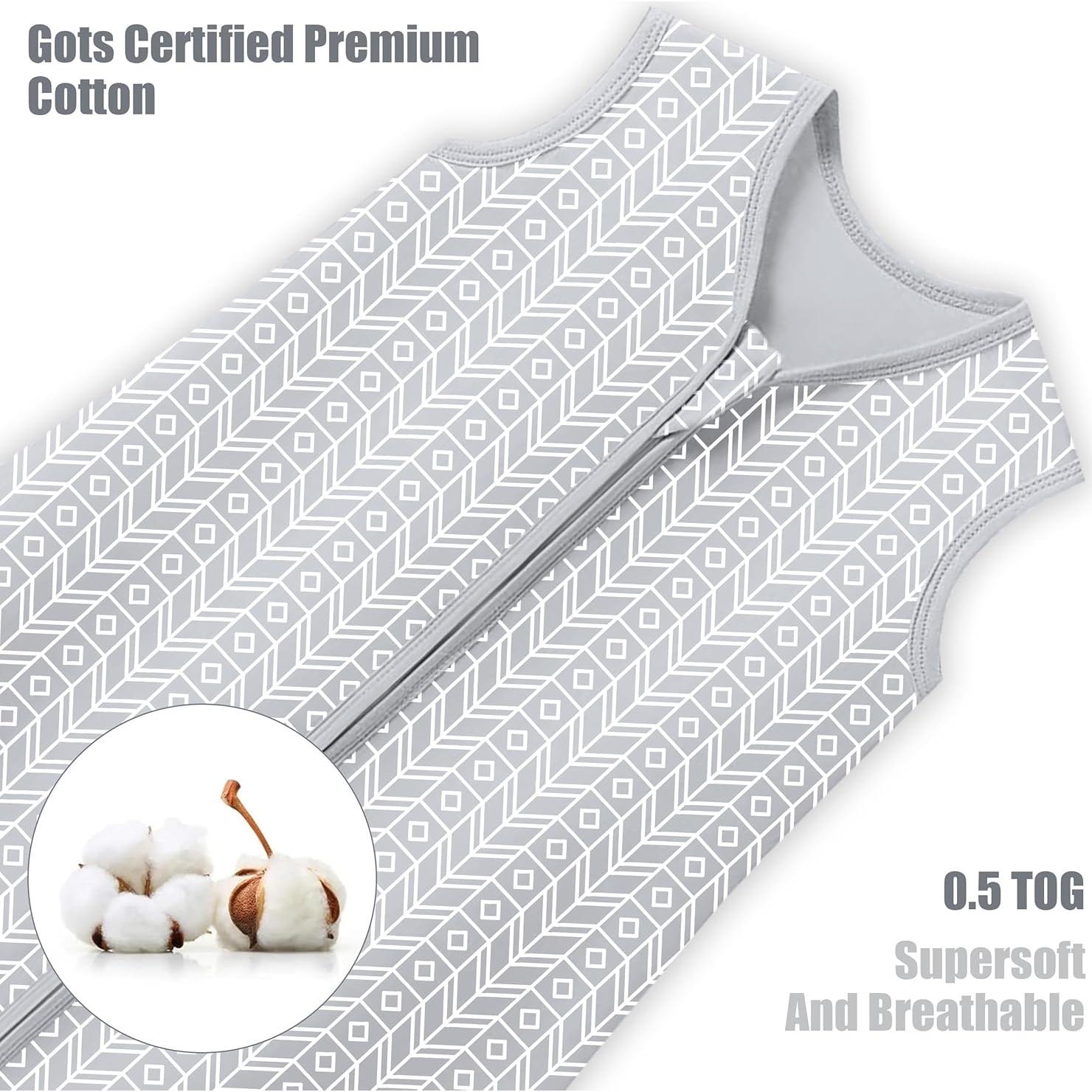 Saco de Sueño para Bebé SWEET DOLPHIN 0-6 Meses 100% Algodón