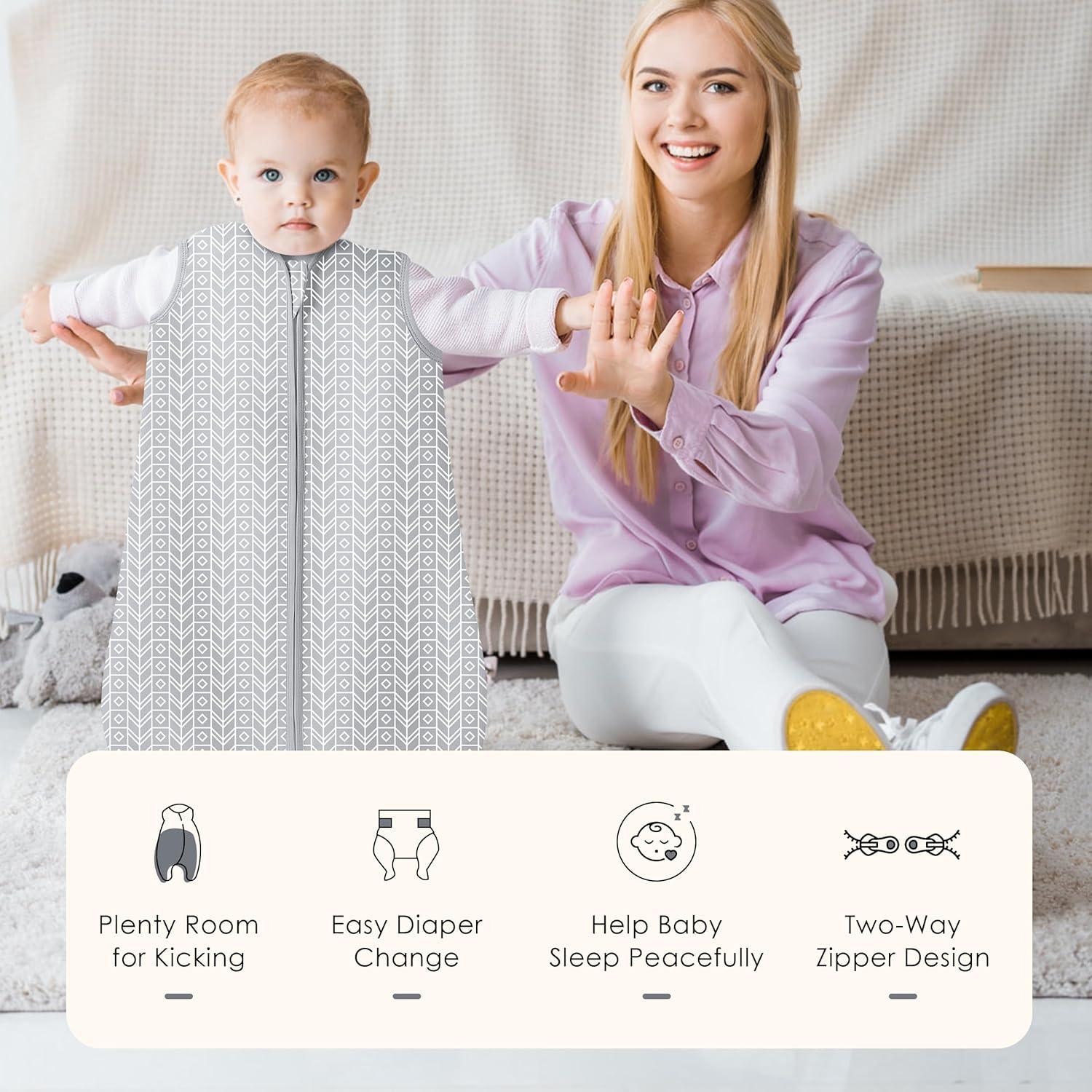 Saco de Sueño para Bebé SWEET DOLPHIN 0-6 Meses 100% Algodón