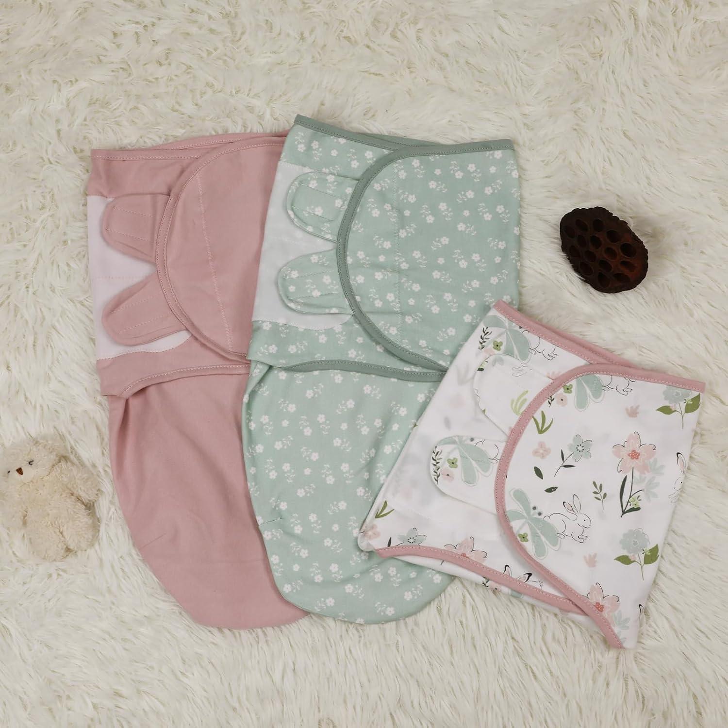 Sacos de Envolver para Bebés LYRICHOM BABY - 3 Unidades Algodón Orgánico